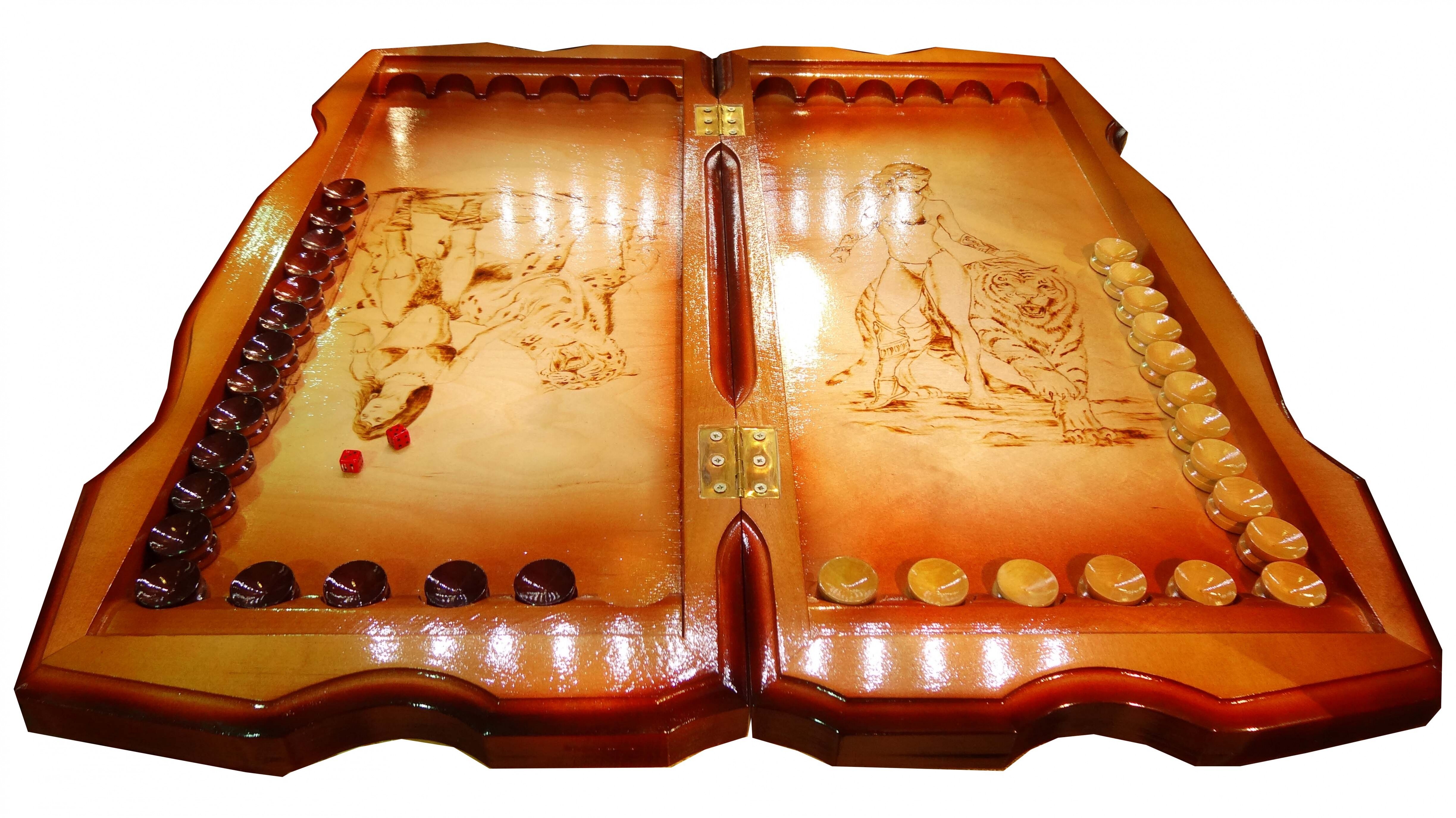 Настольная игра Нарды резные